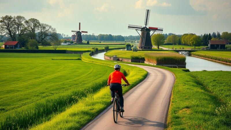 Fietsen door nederland: van de veluwe tot zuid-limburg